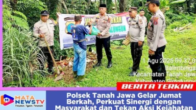 Polsek Tanah Jawa Gelar Jumat Berkah, Perkuat Sinergi dengan Masyarakat dan Tekan Aksi Kejahatan