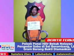 Polsek Panai Hilir Bekuk Nelayan Pengedar Sabu di Sei Berombang, 1,64 Gram Barang Bukti Diamankan