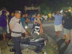 Polsek Siantar Selatan Tindak Cepat Laka Lantas di Perempatan Jalan Toba-Bahagia