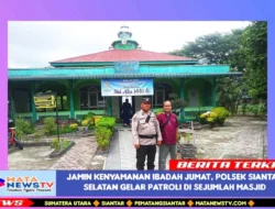 Jamin Kenyamanan Ibadah Jumat, Polsek Siantar Selatan Gelar Patroli di Sejumlah Masjid