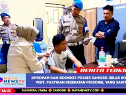 SiPropam dan SiDokkes Polres Samosir Gelar Home Visit, Pastikan Kesehatan Personel yang Sakit