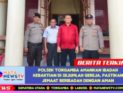 Polsek Torgamba Amankan Ibadah Kebaktian di Sejumlah Gereja, Pastikan Jemaat Beribadah dengan Aman