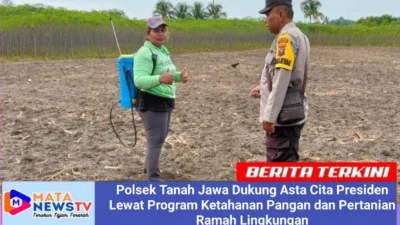 Polsek Tanah Jawa Dukung Asta Cita Presiden Lewat Program Ketahanan Pangan dan Pertanian Ramah Lingkungan
