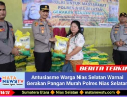 Antusiasme Warga Nias Selatan Warnai Gerakan Pangan Murah Polres Nias Selatan