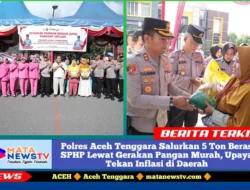 Polres Aceh Tenggara Salurkan 5 Ton Beras SPHP Lewat Gerakan Pangan Murah, Upaya Tekan Inflasi di Daerah