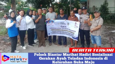 Polsek Siantar Marihat Hadiri Sosialisasi Gerakan Ayah Teladan Indonesia di Kelurahan Suka Maju