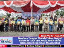 Gerakan Pangan Murah Polres Sergai: Salurkan 25,5 Ton Beras SPHP untuk Stabilkan Kebutuhan Masyarakat