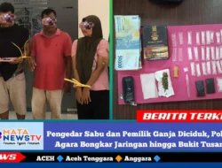Pengedar Sabu dan Pemilik Ganja Diciduk, Polres Agara Bongkar Jaringan hingga Bukit Tusam
