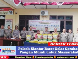 Polsek Siantar Barat Gelar Gerakan Pangan Murah untuk Masyarakat