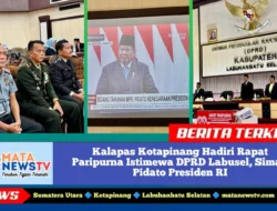 Kalapas Kotapinang Hadiri Rapat Paripurna Istimewa DPRD Labusel, Simak Pidato Presiden RI