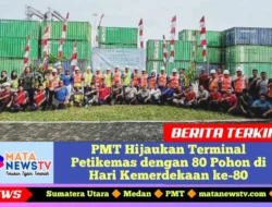 PMT Hijaukan Terminal Petikemas dengan 80 Pohon di Hari Kemerdekaan ke-80