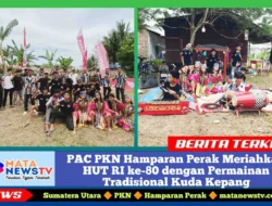 PAC PKN Hamparan Perak Meriahkan HUT RI ke-80 dengan Permainan Tradisional Kuda Kepang