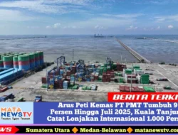 Arus Peti Kemas PT PMT Tumbuh 9 Persen Hingga Juli 2025, Kuala Tanjung Catat Lonjakan Internasional 1.000 Persen