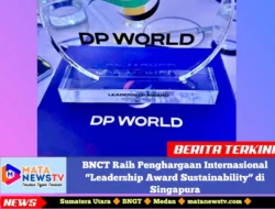 BNCT Raih Penghargaan Internasional “Leadership Award Sustainability” di Singapura