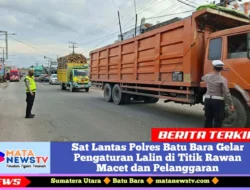 Sat Lantas Polres Batu Bara Gelar Pengaturan Lalin di Titik Rawan Macet dan Pelanggaran