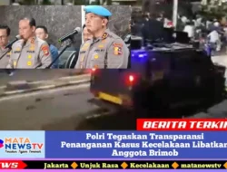 Polri Tegaskan Transparansi Penanganan Kasus Kecelakaan Libatkan Anggota Brimob