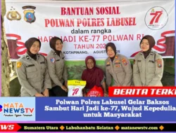 Polwan Polres Labusel Gelar Baksos Sambut Hari Jadi ke-77, Wujud Kepedulian untuk Masyarakat