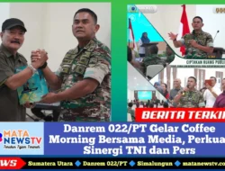 Danrem 022/PT Gelar Coffee Morning Bersama Media, Perkuat Sinergi TNI dan Pers