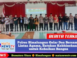 Polres Simalungun Gelar Doa Bersama Lintas Agama, Satukan Kebhinekaan untuk Kebaikan Bangsa