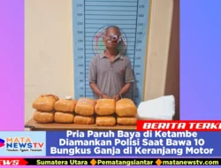 Pria Paruh Baya di Ketambe Diamankan Polisi Saat Bawa 10 Bungkus Ganja di Keranjang Motor
