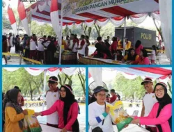 Gerakan Pangan Murah Jelang HUT RI ke-80, 5 Ton Beras Ludes Terjual