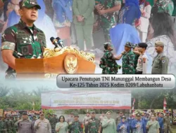 Upacara Penutupan TMMD ke-125 Kodim 0209/LB Berjalan Khidmat dan Penuh Kebersamaan