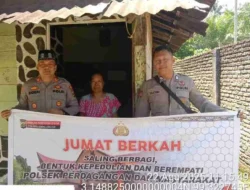 Polsek Perdagangan Gelar Jumat Barokah, Jaga Keamanan Sekaligus Peduli Masyarakat