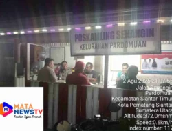 Polsek Siantar Timur Gelar Program SALING di Pos Kamling Jalan Senangin