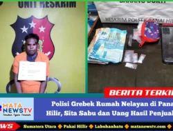 Polisi Grebek Rumah Nelayan di Panai Hilir, Sita Sabu dan Uang Hasil Penjualan