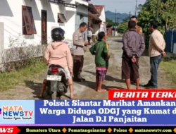 Polsek Siantar Marihat Amankan Warga Diduga ODGJ yang Kumat di Jalan D.I Panjaitan