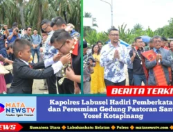 Kapolres Labusel Hadiri Pemberkatan dan Peresmian Gedung Pastoran Santo Yosef Kotapinang