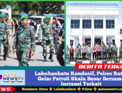 Labuhanbatu Kondusif, Polres Rutin Gelar Patroli Skala Besar Bersama Instansi Terkait