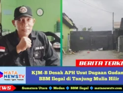 KJM-B : APH Diminta Selidiki Dugaan Adanya Aktivitas Siong BBM Ilegal Di Tanjung Mulia Hilir
