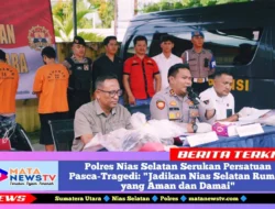 Polres Nias Selatan Serukan Persatuan Pasca-Tragedi: “Jadikan Nias Selatan Rumah yang Aman dan Damai”