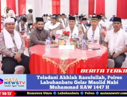 Teladani Akhlak Rasulullah, Polres Labuhanbatu Gelar Maulid Nabi Muhammad SAW 1447 H