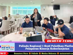 Pelindo Regional 1 Ikuti Pelatihan Platform Pelaporan Kinerja Keberlanjutan