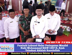 Pemkab Labusel Gelar Peringatan Maulid Nabi Muhammad SAW 1447 H, Ajak Teladani Akhlak Rasulullah