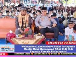Wakapolres Labuhanbatu Hadiri Peringatan Maulid Nabi Muhammad SAW 1447 H di Yayasan Kemala Bhayangkari