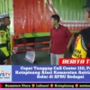 Cepat Tanggap Call Center 110, Polsek Kotapinang Atasi Kemacetan Antrian BBM Solar di SPBU Bedagai