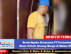 Borok Ngaku Karyawan PT Pertamina Bawa Celurit, Serang Warga di Mabar Hilir