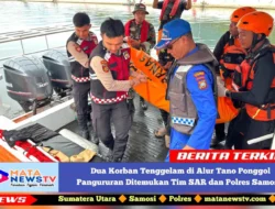 Dua Korban Tenggelam di Alur Tano Ponggol Pangururan Ditemukan Tim SAR dan Polres Samosir