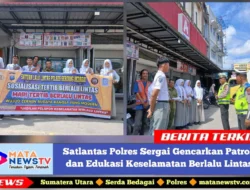 Satlantas Polres Sergai Gencarkan Patroli dan Edukasi Keselamatan Berlalu Lintas