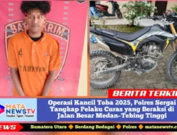 Operasi Kancil Toba 2025, Polres Sergai Tangkap Pelaku Curas yang Beraksi di Jalan Besar Medan–Tebing Tinggi