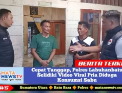 Cepat Tanggap, Polres Labuhanbatu Selidiki Video Viral Pria Diduga Konsumsi Sabu