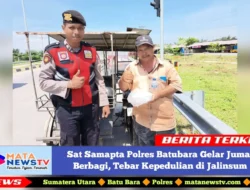 Sat Samapta Polres Batubara Gelar Jumat Berbagi, Tebar Kepedulian di Jalinsum