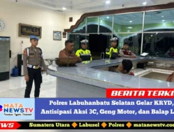Polres Labuhanbatu Selatan Gelar KRYD, Antisipasi Aksi 3C, Geng Motor, dan Balap Liar