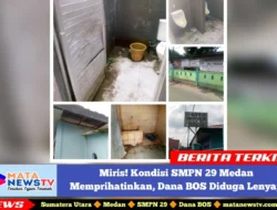 Miris! Kondisi SMPN 29 Medan Memprihatinkan, Dana BOS Diduga Lenyap