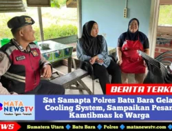 Sat Samapta Polres Batu Bara Gelar Cooling System, Sampaikan Pesan Kamtibmas ke Warga