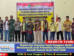 Bupati dan Kapolres Aceh Tenggara Hadiri Musyawarah serta Pelantikan Pengurus Pemuda Katolik Daerah Aceh 2025–2028