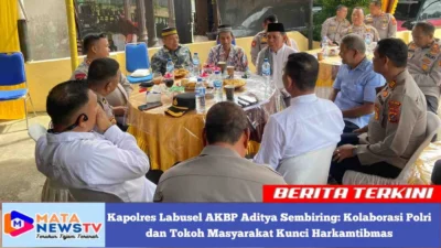 Kapolres Labusel AKBP Aditya Sembiring: Kolaborasi Polri dan Tokoh Masyarakat Kunci Harkamtibmas